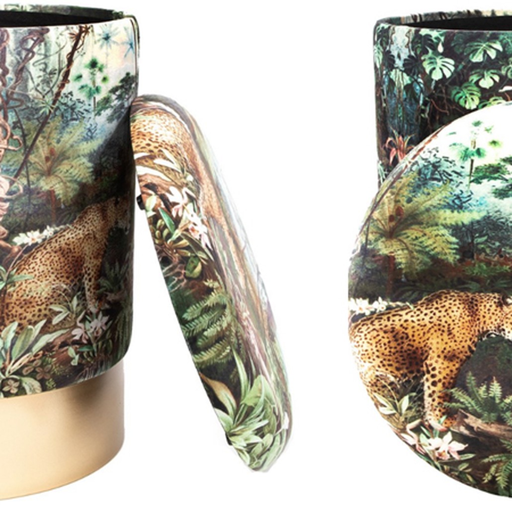Пуф PUF Jungle Print lynx