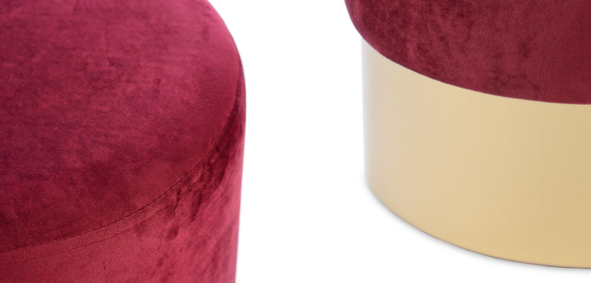 Пуф Una Puff burgundy
