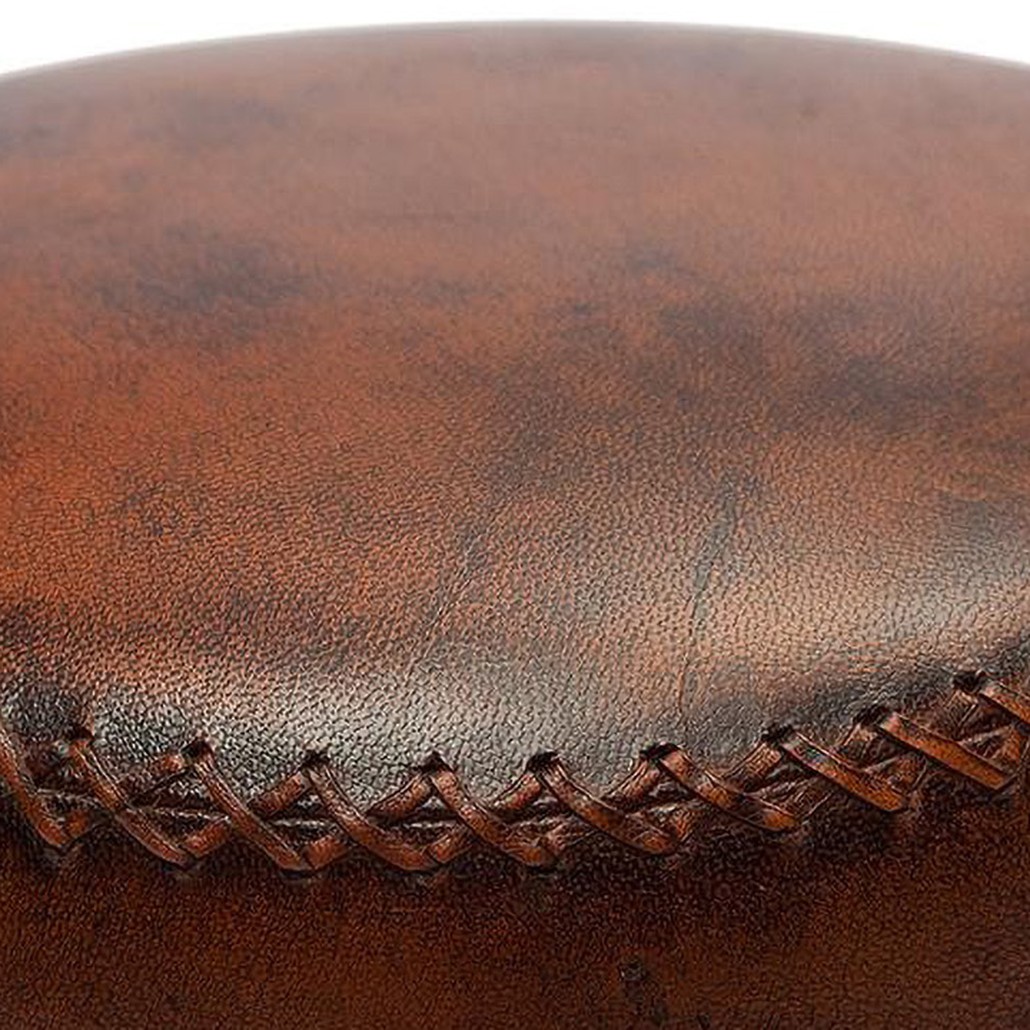Пуф Vintage Buffalo Leather Pouf
