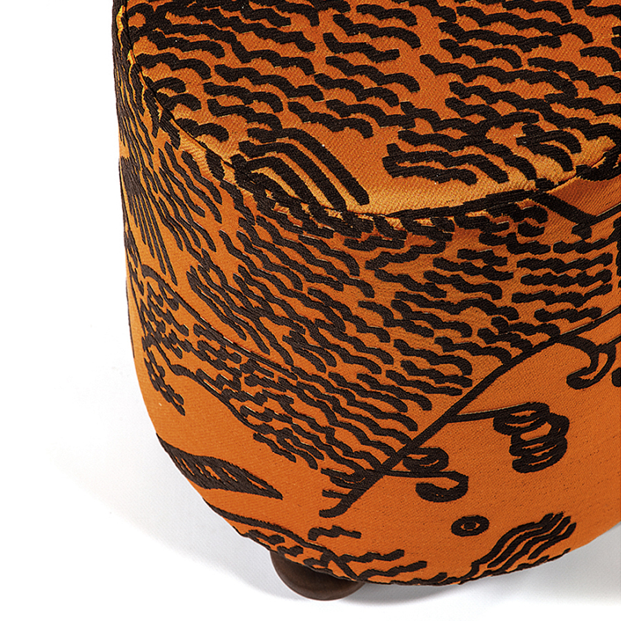 Пуф Wakonda Terracotta Tiger Mountain с Круглыми ножками