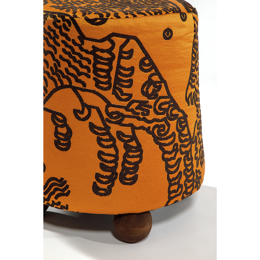 Пуф Wakonda Terracotta Tiger Mountain с Круглыми ножками
