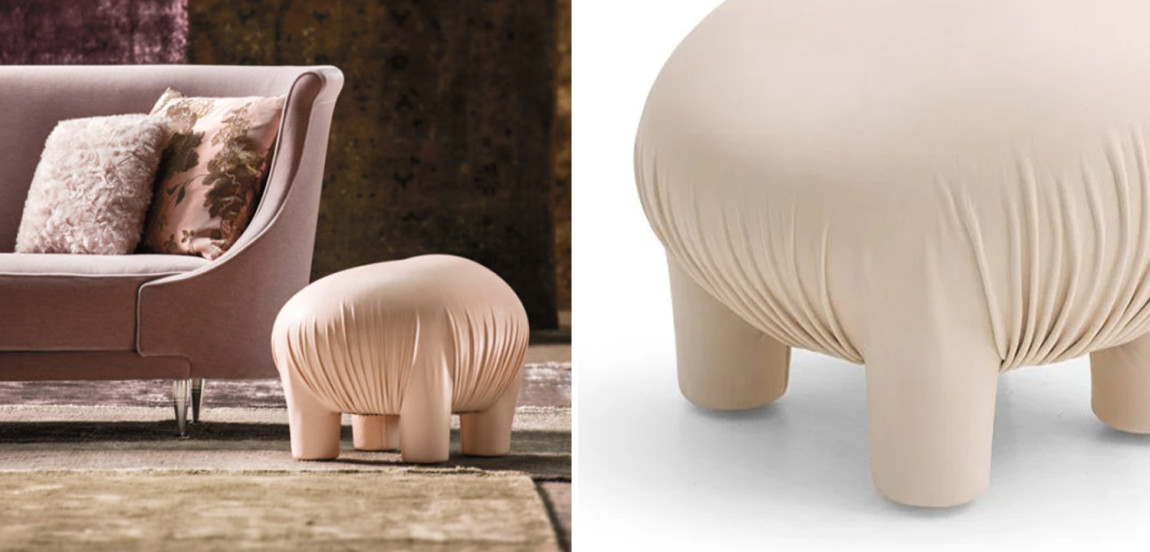 Пуф Бархат Anomaly дизайн Moroso Velvet