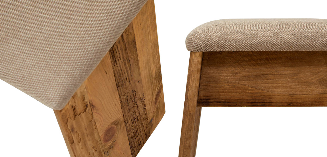 Пуф деревянный Aime Wood Pouf