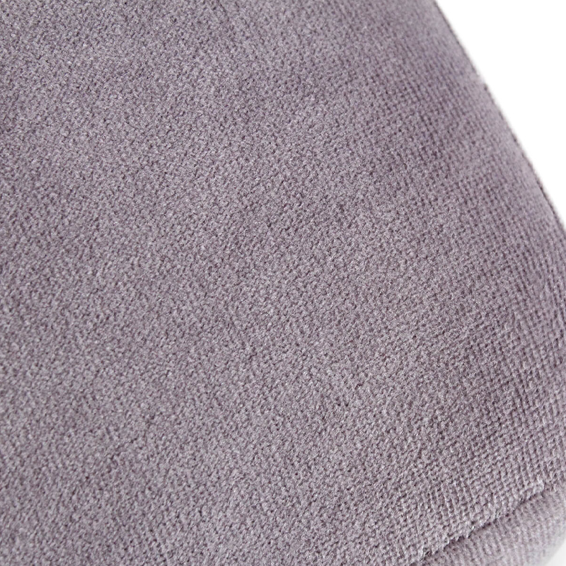 Пуф квадратный фиолетовый велюр на белом металлическом основании Celeste Purple