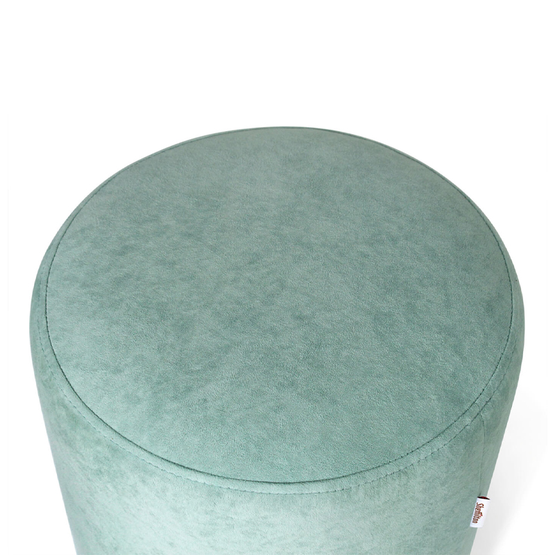 Пуф мятный велюр на металлическом основании Golden Belt