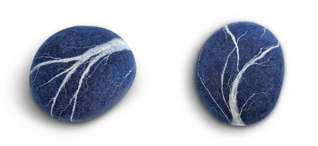 Пуф Синий Камень BLUE FLASH