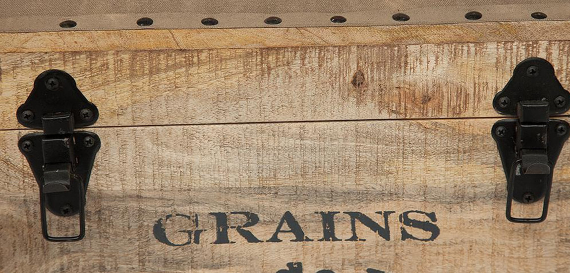 Пуф-сундук Vintage Pouf Chest mango tree