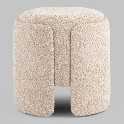 Пуфик Бежевое Букле Poof Alice Beige Boucle
