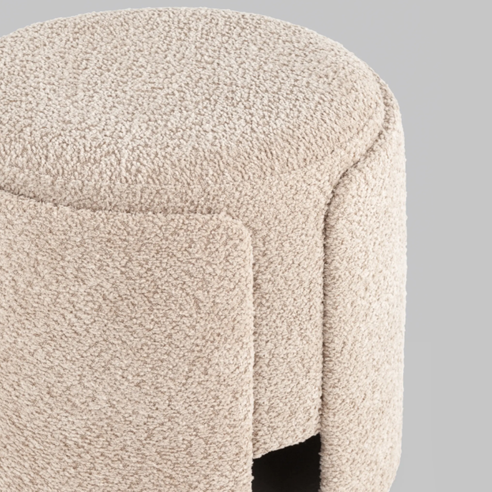 Пуфик Бежевое Букле Poof Alice Beige Boucle