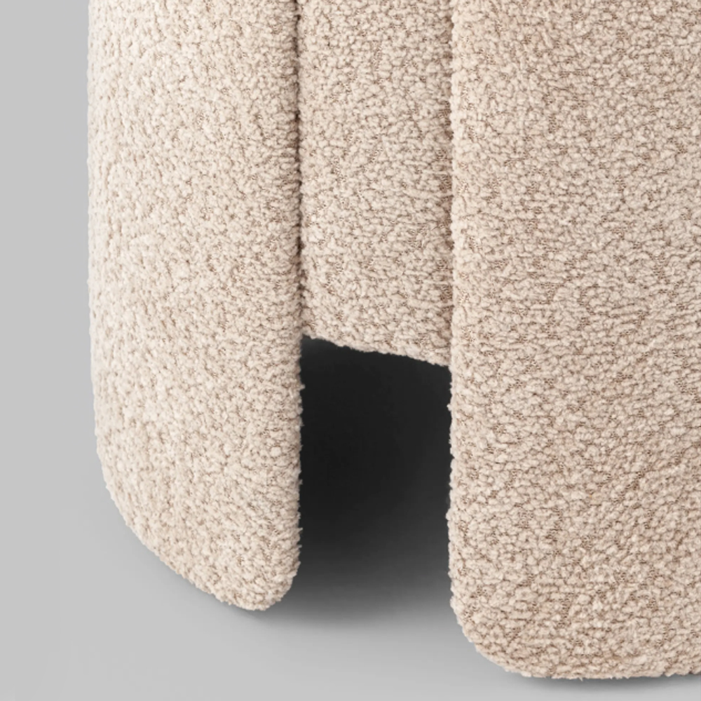 Пуфик Бежевое Букле Poof Alice Beige Boucle