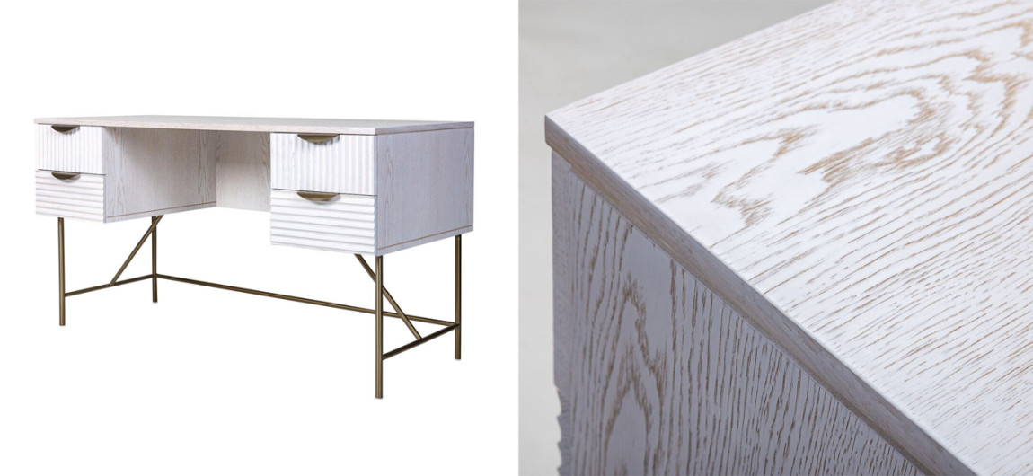 Рабочий стол Antique Order Шпон Беленого дуба