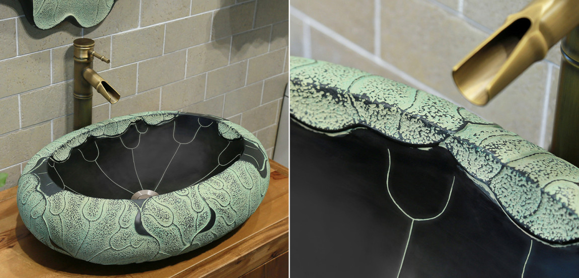 Раковина Lotus Leaf Oval