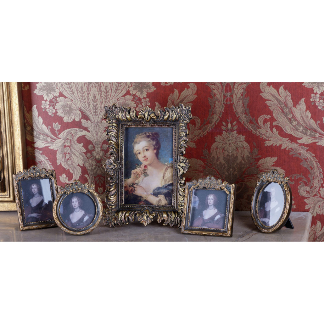 Рамка для фото Silver with gold