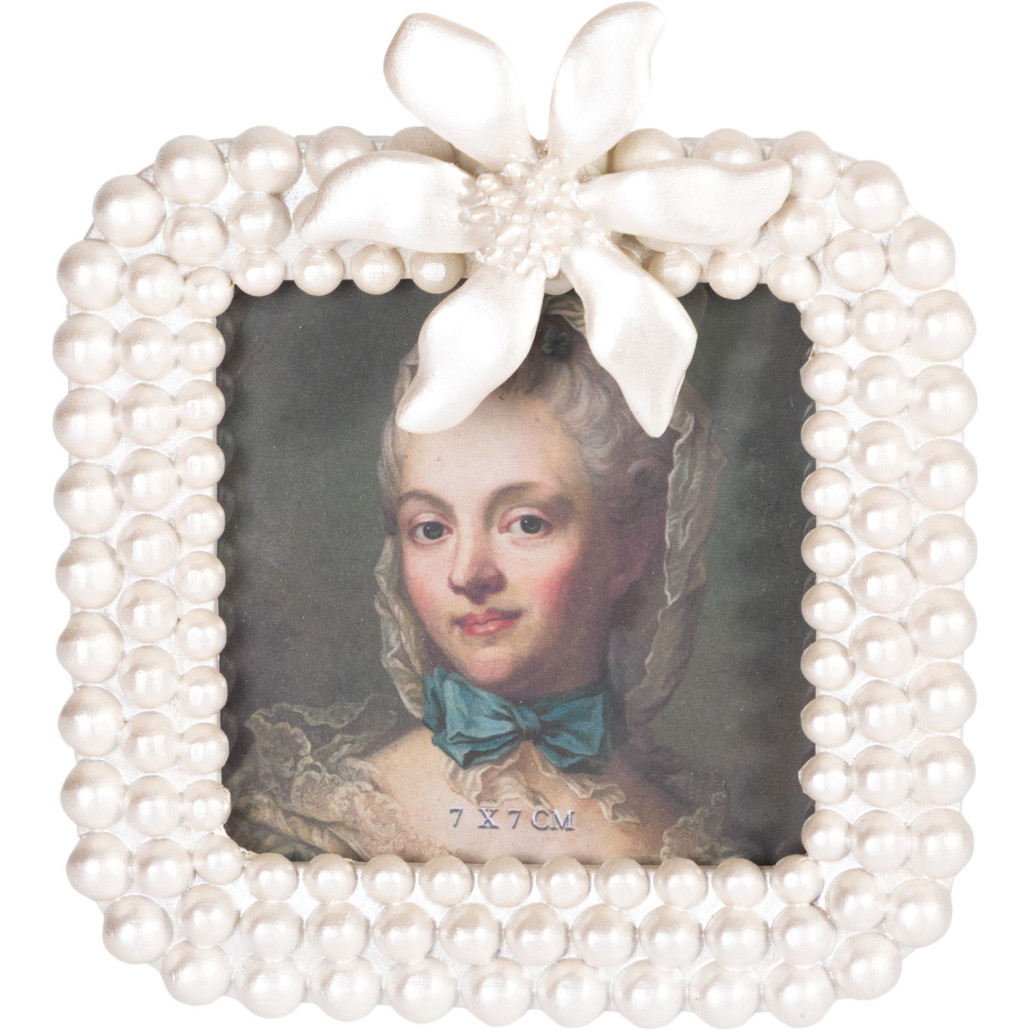 Рамка для фото White beads