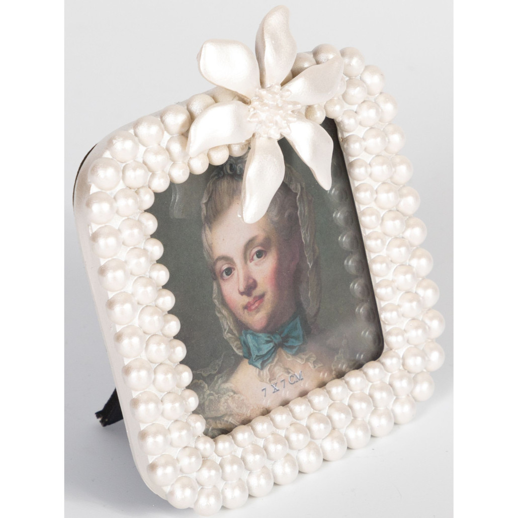 Рамка для фото White beads