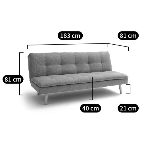 Раскладной диван Lavoie Grey Sofa