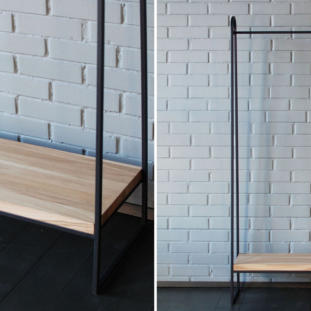 Рейл Amba Industrial Metal Rust Clothes Rail