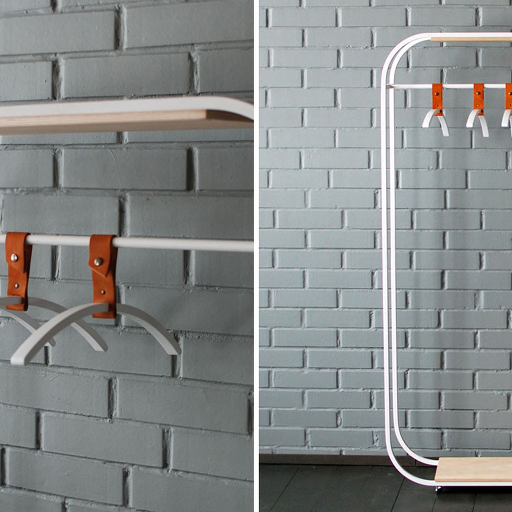 Рейл Austen Industrial Metal Rust Clothes Rail