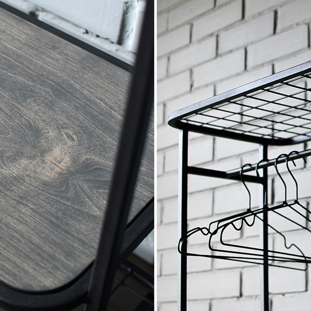 Рейл Braydon Industrial Metal Rust Clothes Rail