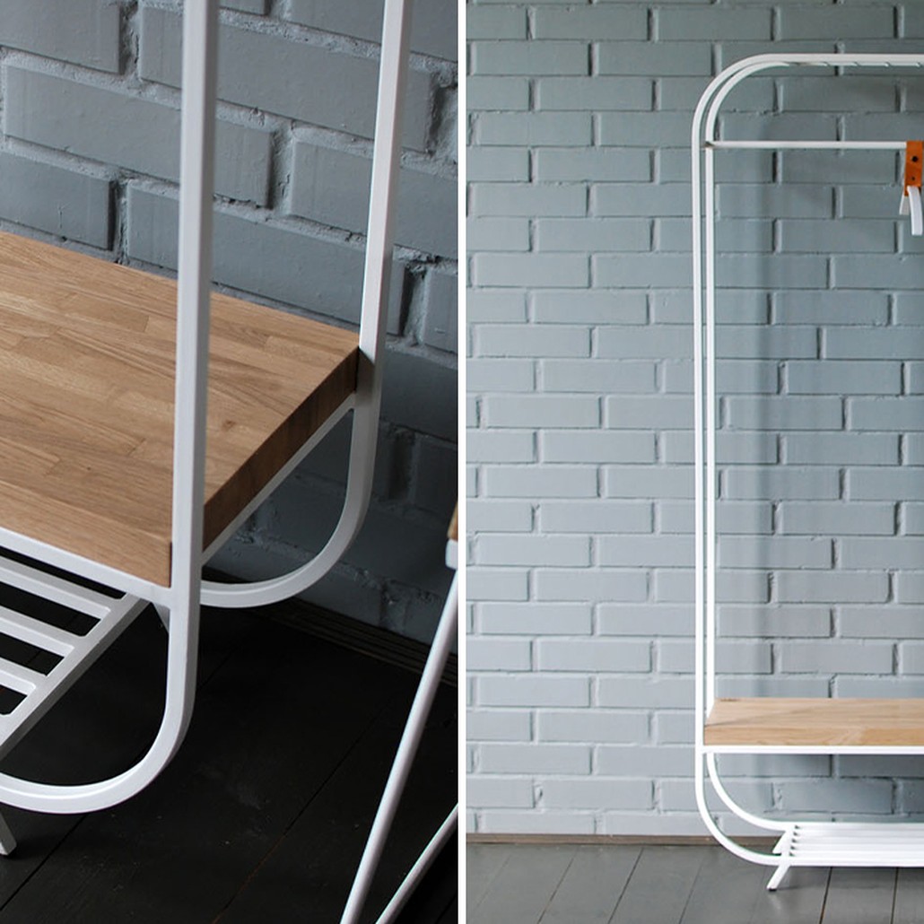 Рейл Franks Industrial Metal Rust Clothes Rail