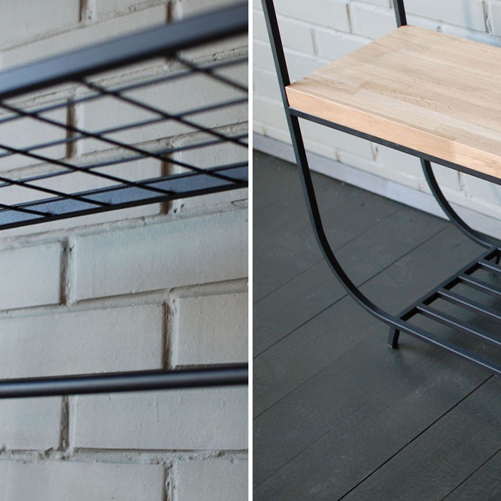 Рейл Hardin Industrial Metal Rust Clothes Rail