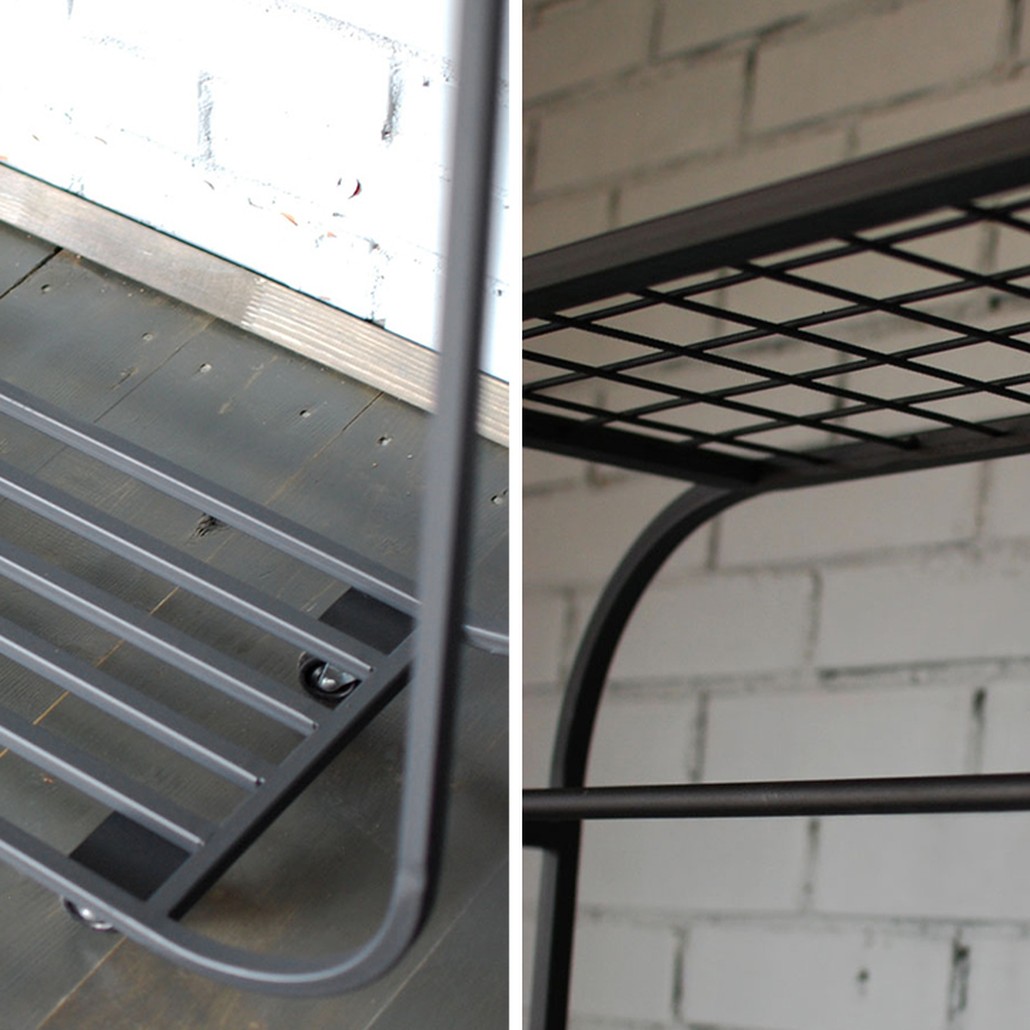 Рейл Kieron Industrial Metal Rust Clothes Rail