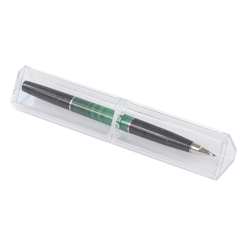 Ручка шариковая из натуральных камней Малахит Змеевик Stone Pens