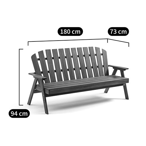 Садовая скамья из массива акации Ruth Wooden Bench