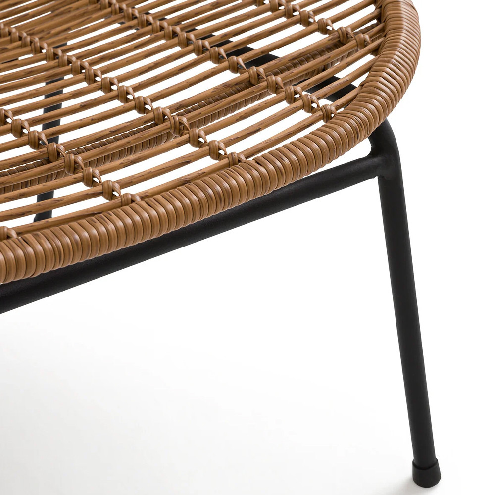 Садовое кресло из искусственного ротанга Mills Rattan Wicker Chair