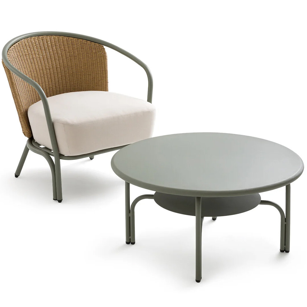 Садовое кресло с каркасом из стали Kenneth Chair