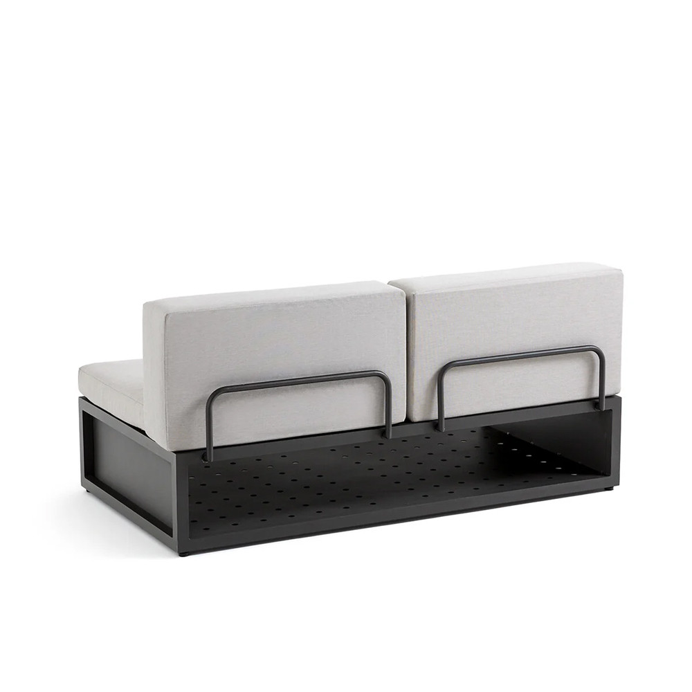 Садовый диван на каркасе из алюминия Petro