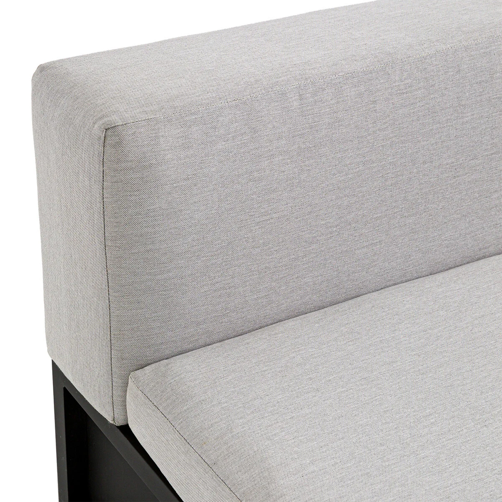 Садовый диван на каркасе из алюминия Petro