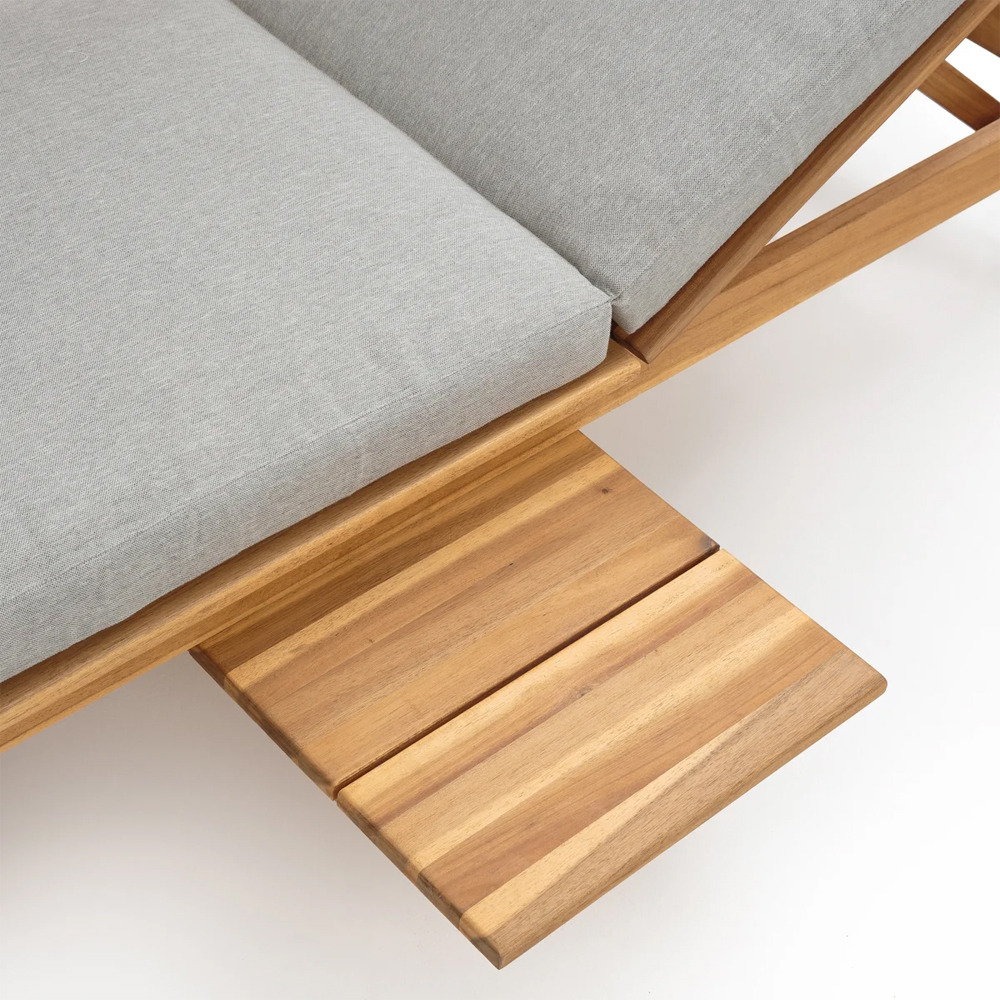 Садовый диван-трансофрмер Kate серый