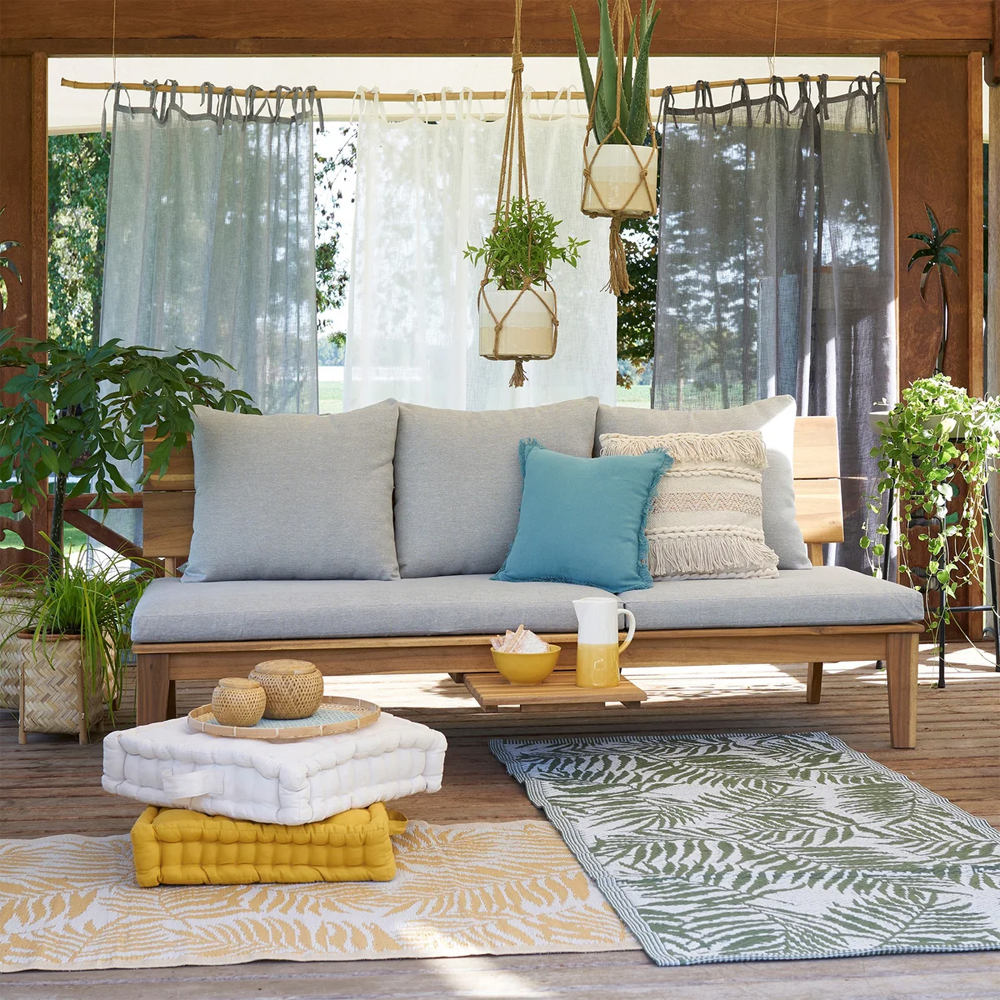 Садовый диван-трансофрмер Kate серый