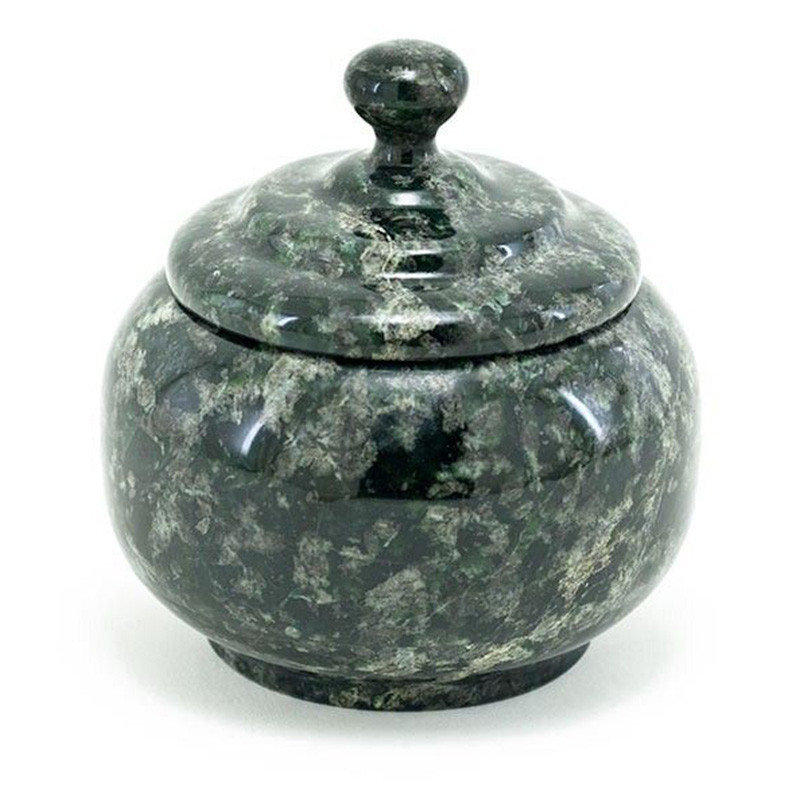 Сахарница из натурального камня Змеевик Stone Sugar Bowls