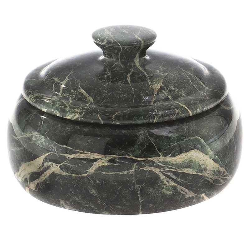 Сахарница из натурального камня Змеевик Stone Sugar Bowls