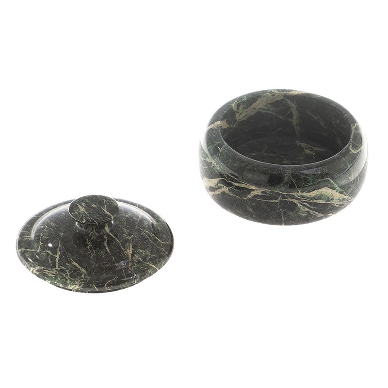 Сахарница из натурального камня Змеевик Stone Sugar Bowls
