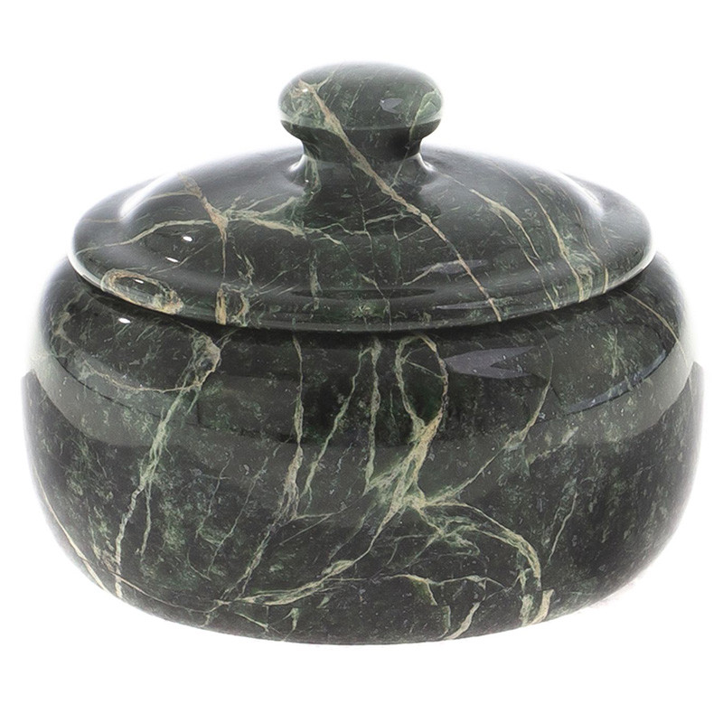 Сахарница из натурального камня Змеевик Stone Sugar Bowls