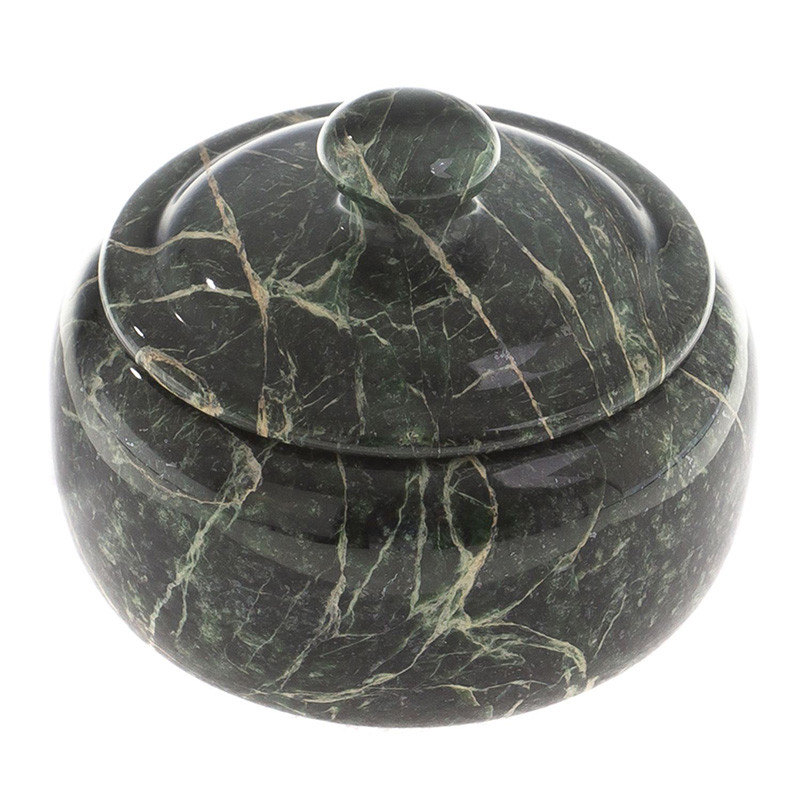 Сахарница из натурального камня Змеевик Stone Sugar Bowls