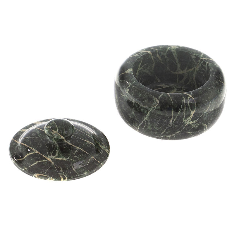Сахарница из натурального камня Змеевик Stone Sugar Bowls