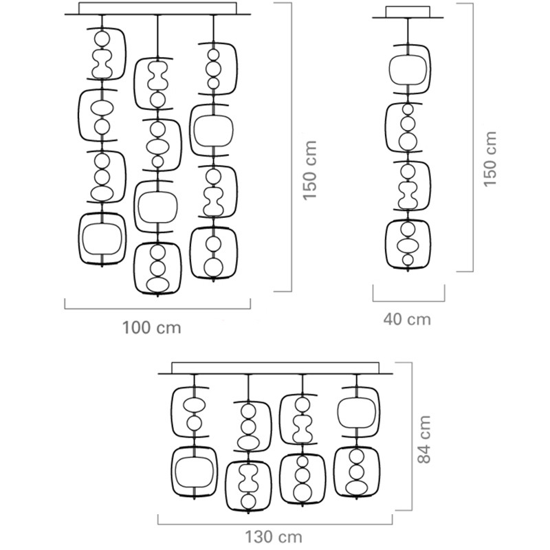 Светильник Barovier & Toso Manhattan Multi Color