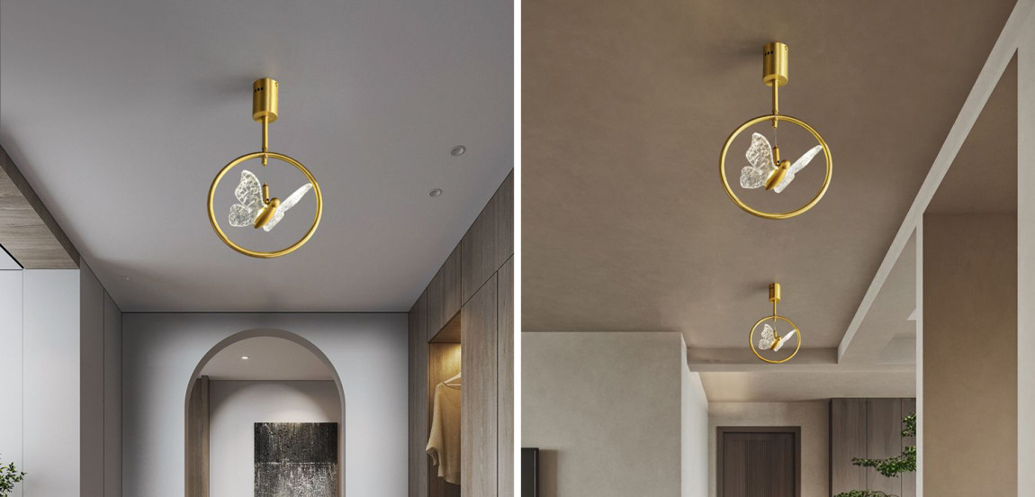 Светильник Butterfly Disk Pendant Lamp H