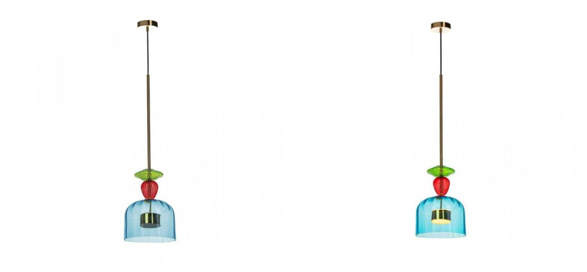 Светильник Flauti Blue Red D20 см