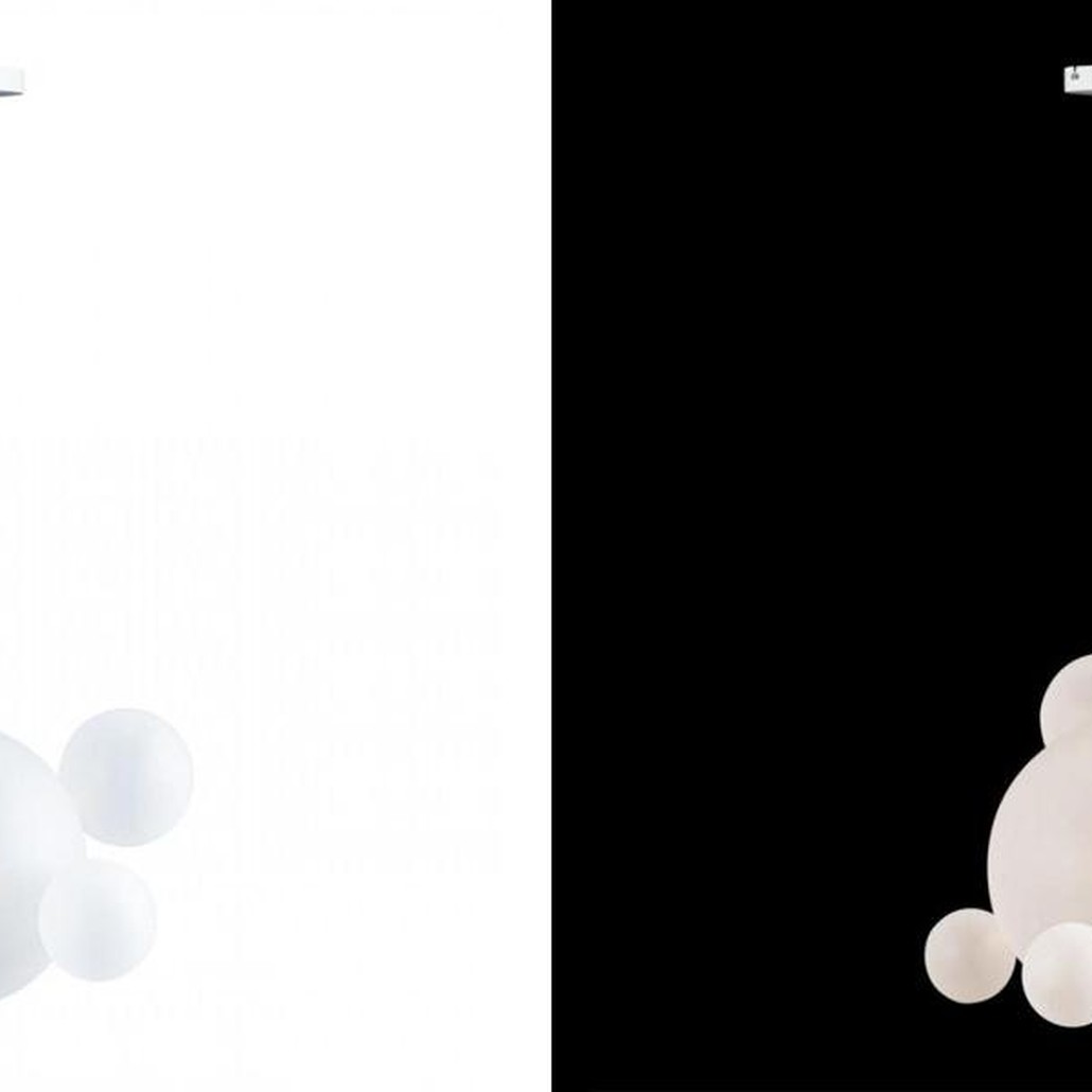Светильник Giopato & Coombes Bollr Pendant 6 BUBBLE LAMP матовое белое стекло