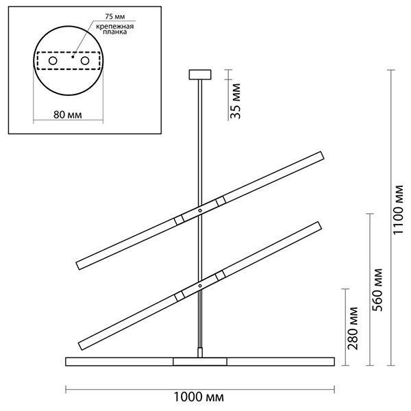 Светильник Gold Delta Light 6 lamp