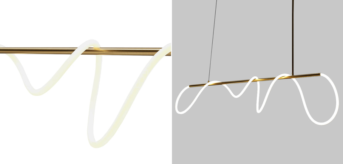 Светильник Luke Lampco Tracer Bar Gold 160