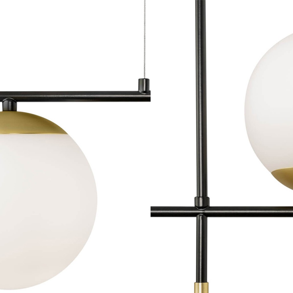 Светильник Spike Two Balls Hanging Lamp