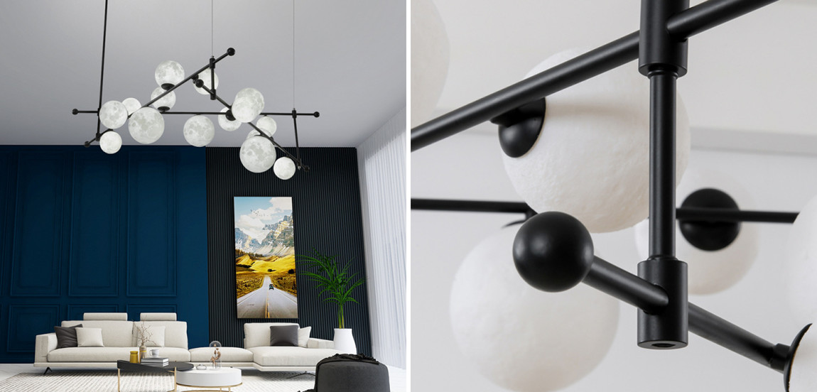 Светильник Tech Lighting Modern Rail Geometric Linear Suspension 15 Black