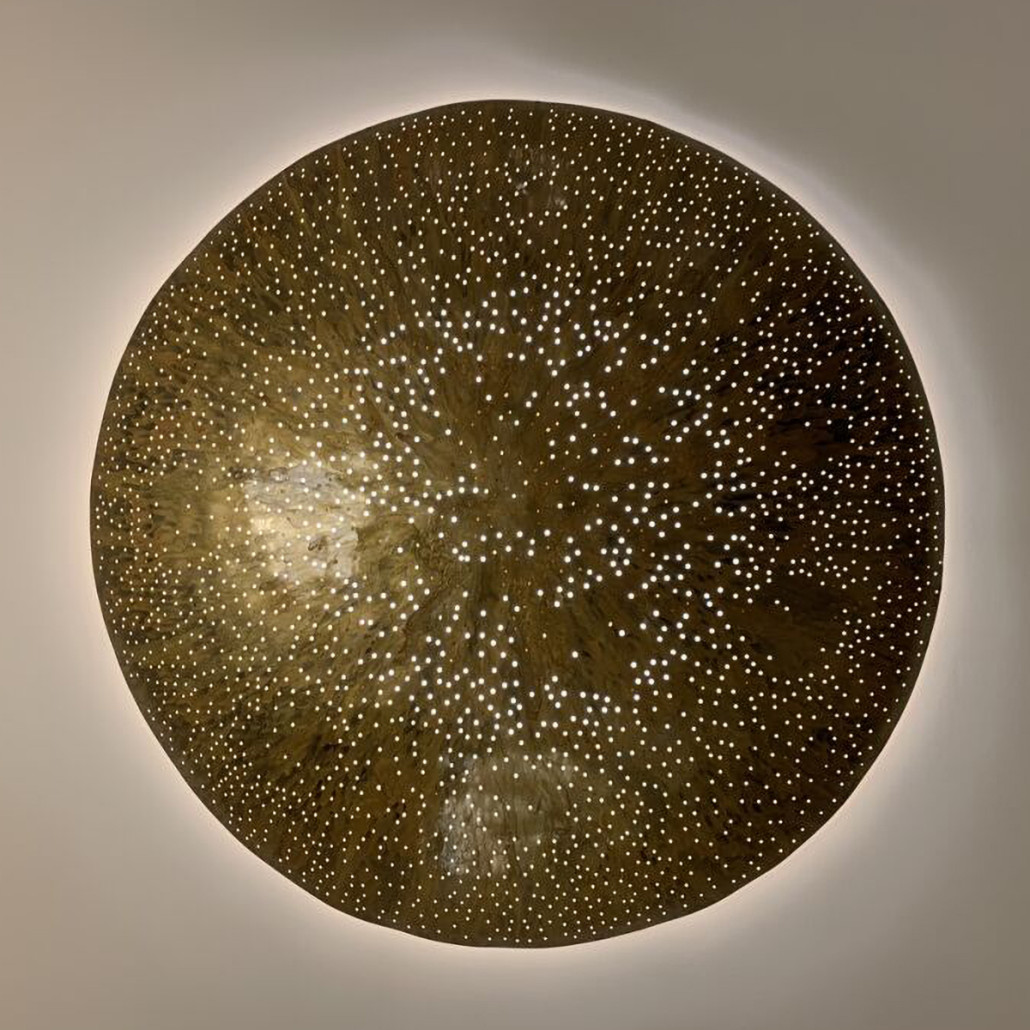 Светильник настенный «Золотая Планета»