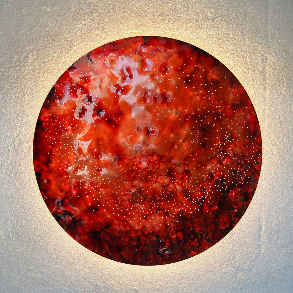 Светильник настенный «Красная Планета»